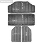 Roof Hardtop Sound Deadener Headliner Hinges Heat Insulation Jeep Wrangler JK 12 - Image 5