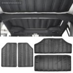 Roof Hardtop Sound Deadener Headliner Hinges Heat Insulation Jeep Wrangler JK 12 - Image 2