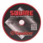Equalizer® STL166PKG SQUIRE2™ Wire – 10 Pc Strong Square Windshield Cut-Out Wire | Sharp-Edge Wire for Tough, Wide Urethane | Auto Glass Removal Tool