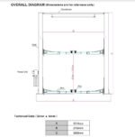 XK L1100 10,000 lbs Car Lift 2 Post overhead Car Auto Truck Hoist 220V OR 110V - Image 15