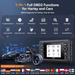 iCarsoft MT V6 Harley Motorcycle OBD2 Diagnostic Scanner Full System Engine ABS - Image 11