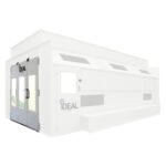 iDEAL Side Downdraft Paint Booth Rear Tri-Fold Drive-Thru Door Kit - Image 3