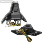 Smoke Rear LED Integrated Taillight Brake Light Kawasaki Ninja 400 Z400 Z1000 - Image 2