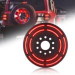 Spare Tire Brake 3rd LED Rear Wheel Lights Jeep Wrangler JK 2007-2018 & Wrangler - Image 2