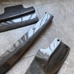 Subaru Impreza WRX Front Splitter Carbon Gloss Black Hawkeye 2006 2007 - Image 2