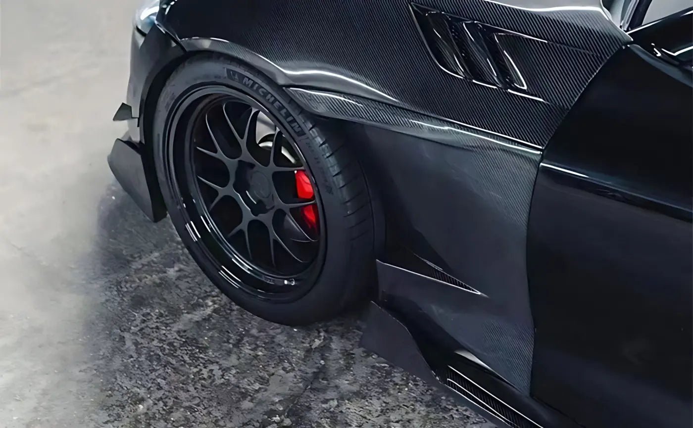 toyota-supra-a90-mk5-vented-open-tire-carbon-fiber-fenders-body-kits-performance-671 Toyota Supra A90 MK5 Vented Open Tire Carbon Fiber Fenders - Image 1