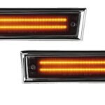 Truck Front Amber LED Side Marker Lights 1981-1991 Chevrolet Suburban C10 C20