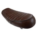 Waterproof Cafe Racer Seat Brown Flat Honda CB125S CB200