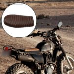 Waterproof Cafe Racer Seat Brown Flat Honda CB125S CB200 - Image 2