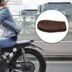 Waterproof Cafe Racer Seat Brown Flat Honda CB125S CB200 - Image 3