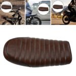 Waterproof Cafe Racer Seat Brown Flat Honda CB125S CB200 - Image 6