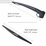 Windshield Wiper Arm Blade Set Chevrolet Trailblazer Envoy Buick Rainier - Image 3