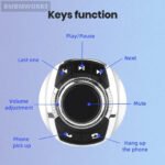 Wireless Steering Wheel Control Button Autoradio 8 Key Functions Cup Shape - Image 4