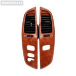 Wood Grain Dashboard Air Vent Frame Assembly Toyota Land Cruiser 100 LC100 Ujz10 - Image 2