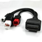 Yamaha Motorcycle 3 4 And 5 Pin OBD2 Diagnostics Adapter Cable Motorbike Connect